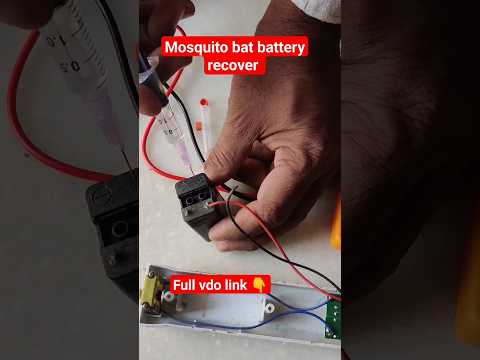 mosquito racket battery recover #shotrs