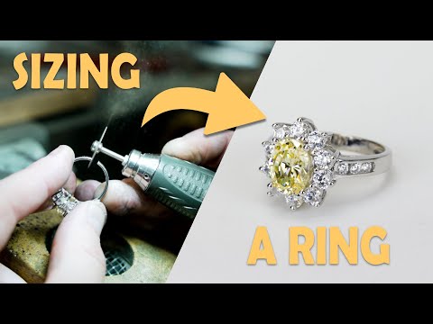 What are the steps in sizing a ring down? | The Dempsey’s Difference