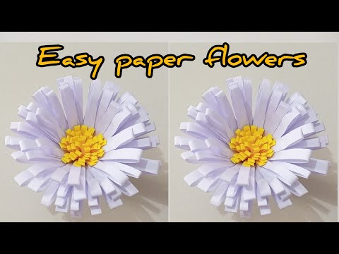 Easy Paper flowers craft | DIY paper craft 