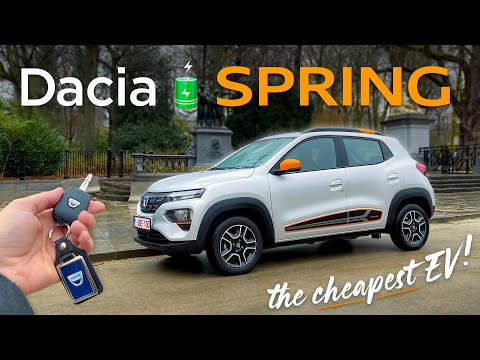 2022 Dacia Spring (44 PS) - POV Fahrt, Einführung, Innenraum