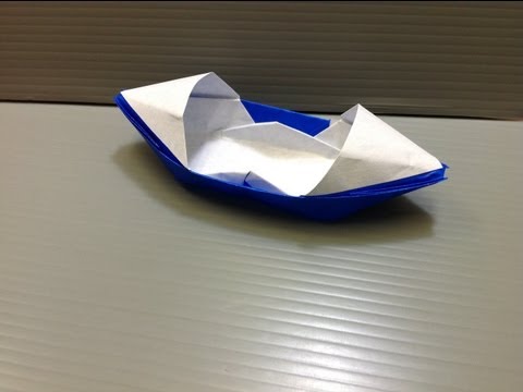 Daily Origami: 091 - Sampan Boat