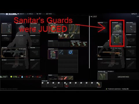 I killed Sanitar's guards and got crazy LOOT!