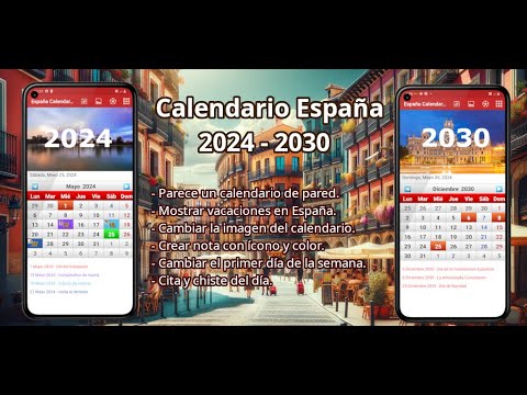 España Calendario 2024 Video