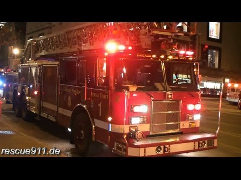 High-rise fire - Chicago fire department [Ride along] Video
