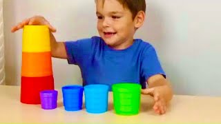 Учим цвета играя Английский язык для самых маленьких