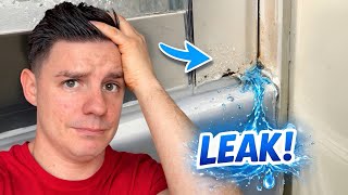 Why do showers always leak here! 