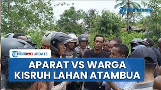 Atambua Mencekam, Detik-detik Aparat Dilempari Bom Molotov & Dikepung Warga saat Eksekusi Lahan