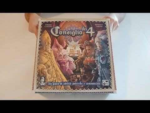 Unboxing Il Consiglio Dei Quattro - Gioco da Tavolo (120# Unboxing Non Richiesto)