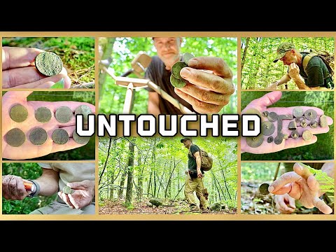 I was the first person to metal detect this 1700s site and it took 7 days so many coins & relics