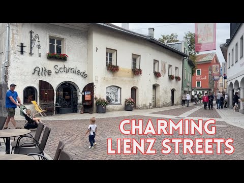 4K Rainy Day Stroll in Lienz Old Town | Relaxing City Walk & Calm Background Music