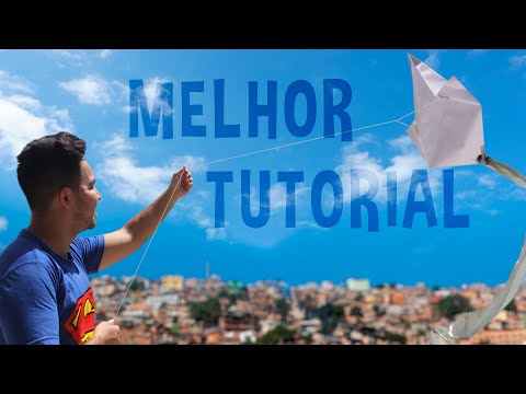 Tutorial: How to make a super resistant paper kite, "Ratinha Bicuda" (Little Beaked Mouse) #EduPipas