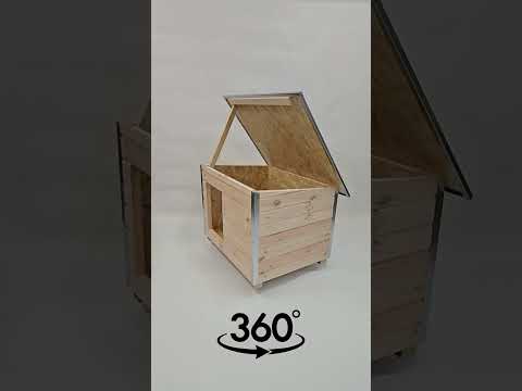 Prezentare 360 Cusca Caine Izolata Model DLI