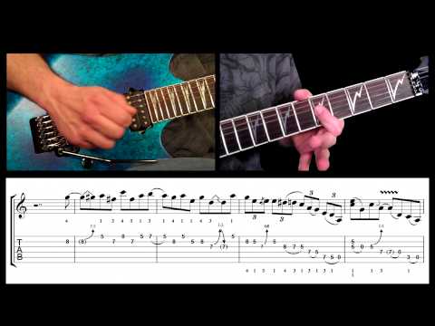 Satch boogie (how to play) solo part 1b.  click below for next lesson.