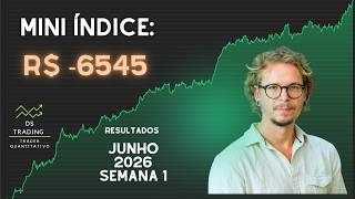 Resultados da semana 1 de Junho 2026. Começando o mês ruim