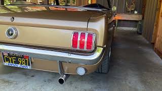 289-Powered 1965 Ford Mustang Convertible Rear Turn Signal Operation Part 2
