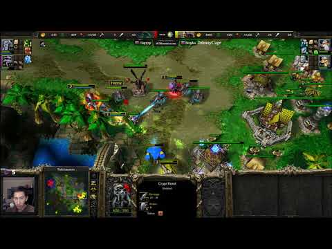 Happy (UD) vs JohnnyCage (HU) - WarCraft 3 - WC3263