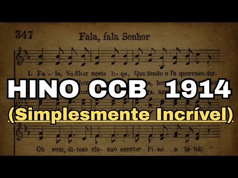 Hino raríssimo da CCB (1914) - Hino que os PIONEIROS da OBRA cantavam (letra Original)