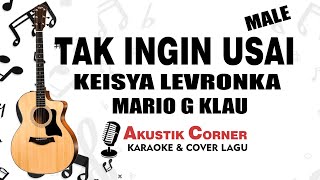 Download lagu Tak Ingin Usai - Keisya Levronika |Mario G Klau Akustik Karaoke Male mp3