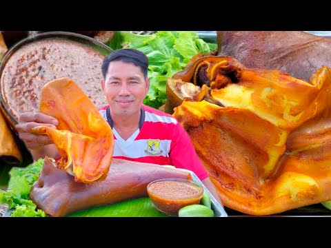 Wow So Yummy Braised Pork Organ With Sauce Recipe |Eat Braised Pork Organ Delicious