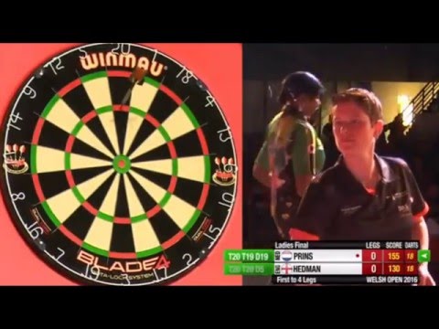 Sharon Prins - 155 Checkout - 2016 Welsh Open Finals