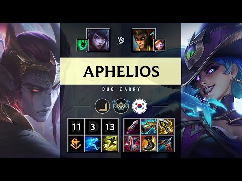 Aphelios ADC vs Cassiopeia - KR Challenger Patch 25.12