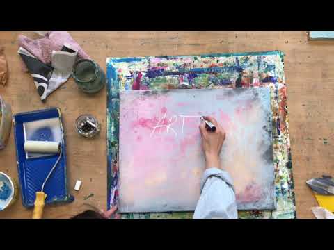 abstract acrylic image seal, sayings board, chalk board, beginner