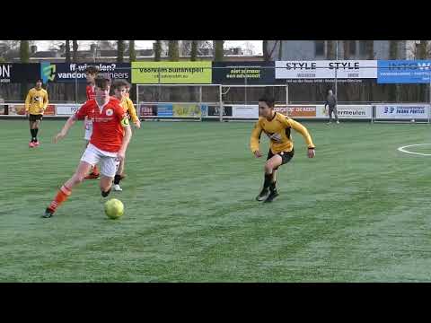 Unitas '30 JO17-1 tegen Oranje Wit JO17-1 BEKERWEDSTRIJD