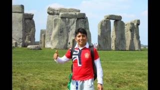 Stonehenge Wiltshire United Kingdom En el Cromlech para Cuernavaca México ストーンヘンジ