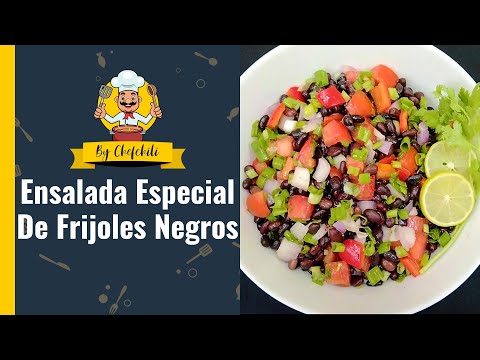 Ensalada de frijoles negros | Receta de ensalada de frijoles | Ensalada saludable para bajar de peso