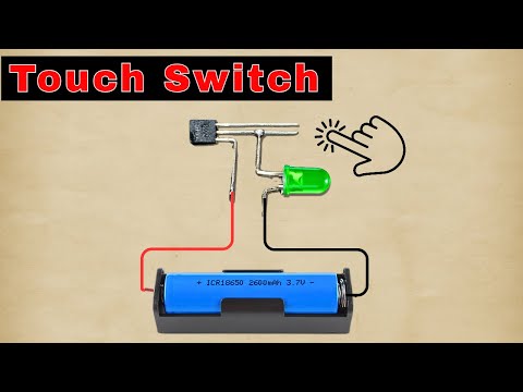 How To Make Touch Switch Circuit | Simple Touch Sensor Circuit