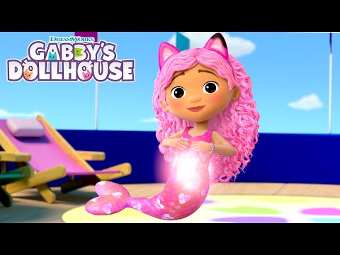 Gabby Becomes A Mermaid & Goes To Mermaid-Lantis! | Full Episode | GABBY'S DOLLHOUSE