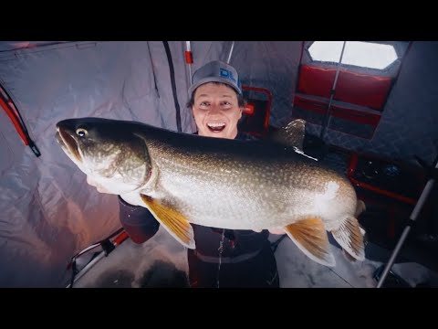 How to Ice Fish for Lake Trout with Bait (Rods/Reels/Line/Rigging)