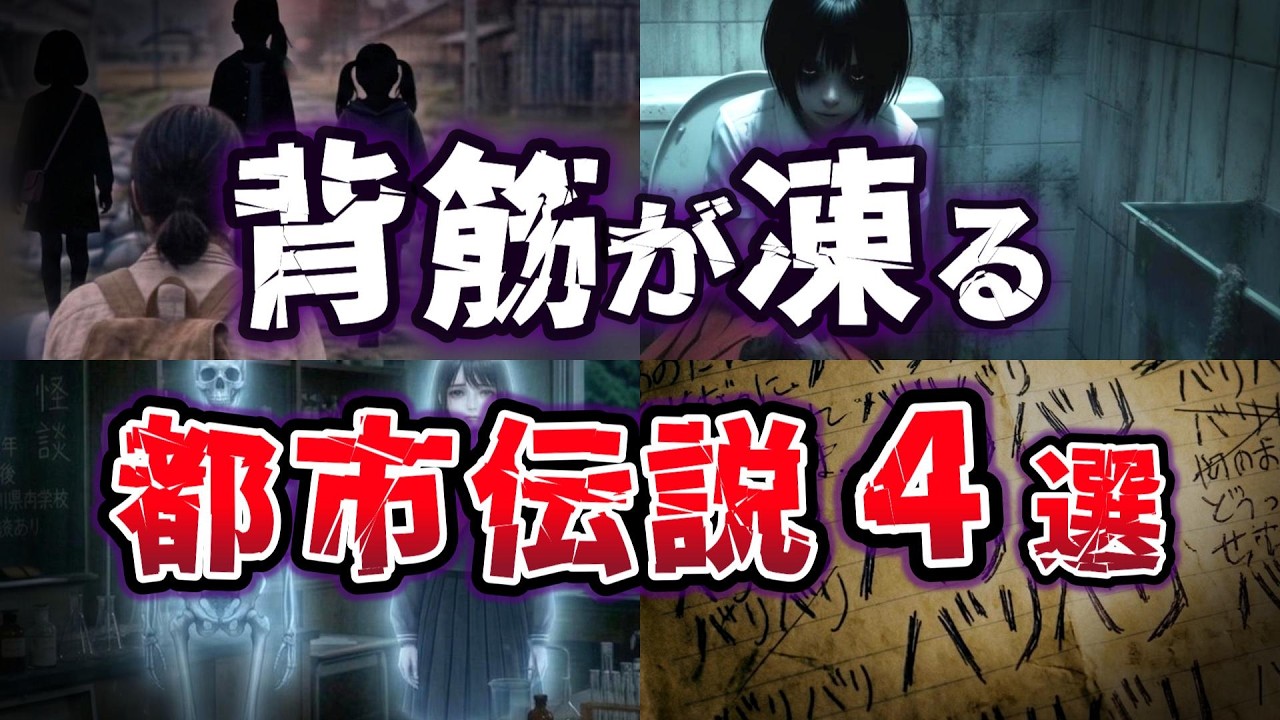 【ゆっくり解説】気づいた時にはもう遅い!! 一度関わると逃げられない… 最恐の都市伝説４選