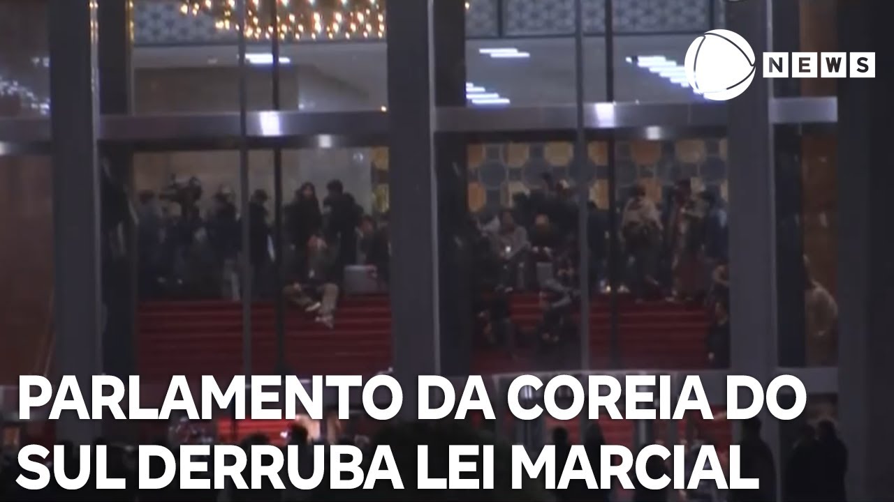 Parlamento da Coreia do Sul derruba Lei Marcial decretada pelo presidente