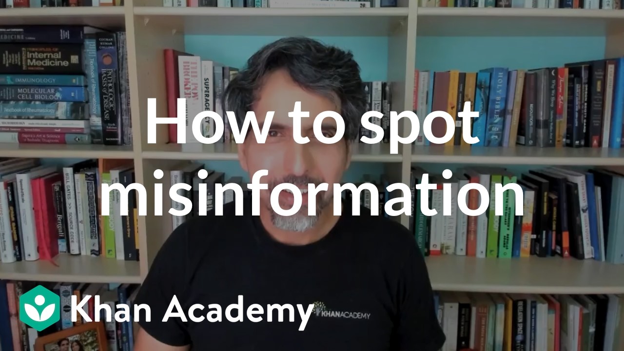 How to spot misinformation | Democracy today | US government and civics | Khan Academy