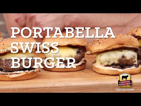 Portabella Swiss Burger