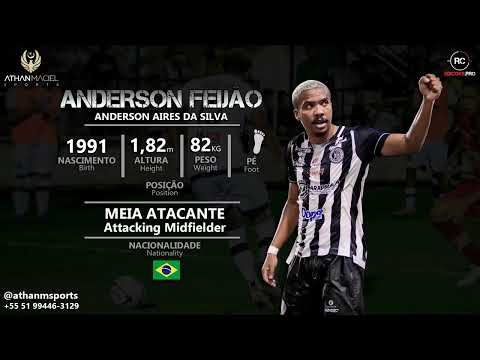Anderson Feijão - Meia Atacante - Attacking Midfielder  - 1991 2022 - 1080p (atualizado)
