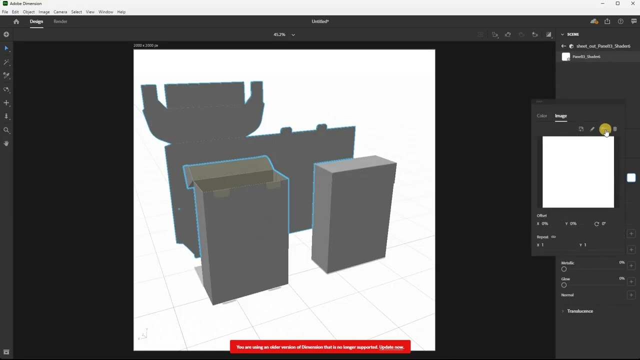 Cardboard box 3D Model
