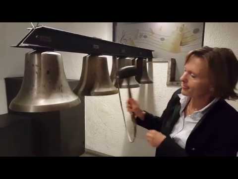 Learning about bells at the Grassmayr Bell Foundry museum