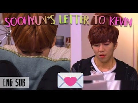 Soohyun's letter to Kevin 💌 (ENG SUB)