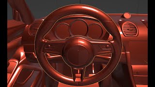Speed modeling of Porsche 718 Cayman in blender (part 5)