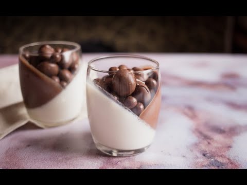 Panna cotta vanilla and chocolate: you will love this dessert!