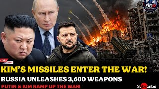 Putin Unleashes 3,600 Weapons on Ukraine! Kim’s North Korean Missiles Join the War