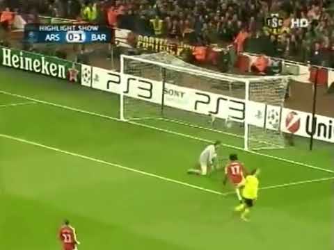 Arsenal 2:2 Barcelona. 1/4 UCL 2009/10