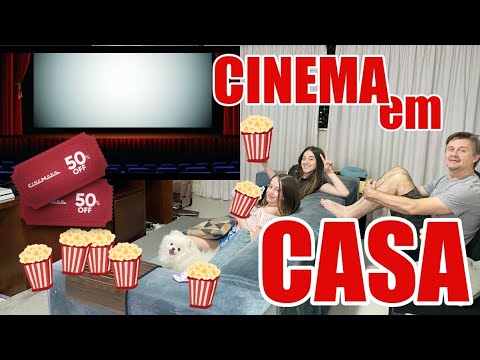 TRANSFORMEI MINHA SALA EM UM CINEMA PROFISSIONAL - SOPHIA SANTINA