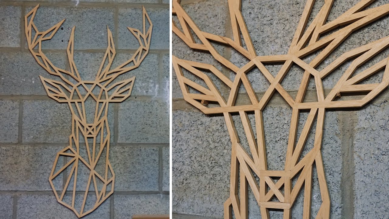 FABRIQUER UN CERF EN BOIS FACILEMENT !