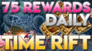 75 REWARDS DAILY TIME RIFT? IS IT POSSIBLE? - RAGNAROK MOBILE SEA