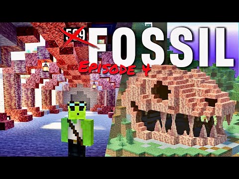 Unbelievable! Building a Fossil House in Minecraft! 😱