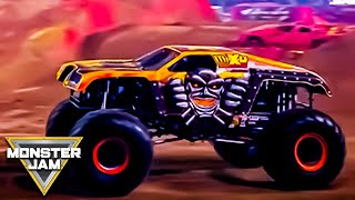 Max-D Double Backflip attempt - Monster Jam World Finals XIV Encore 2013 - Max-D 10th Anniversary