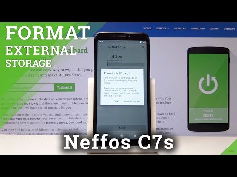 How to Format SD Card in Neffos C7s - Fix Memory Card